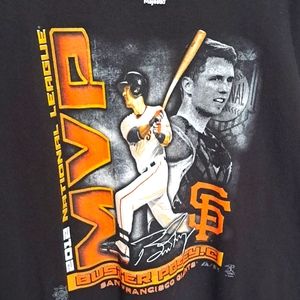 Brand New Buster Posey 2012 NL MVP T-Shirt.  Black Size XXL